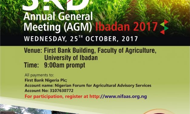 3rd NIFAAS AGM: Ibadan 2017